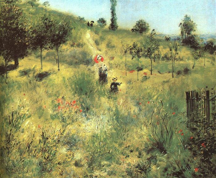 Pierre Renoir Pathway Through Tall Grass